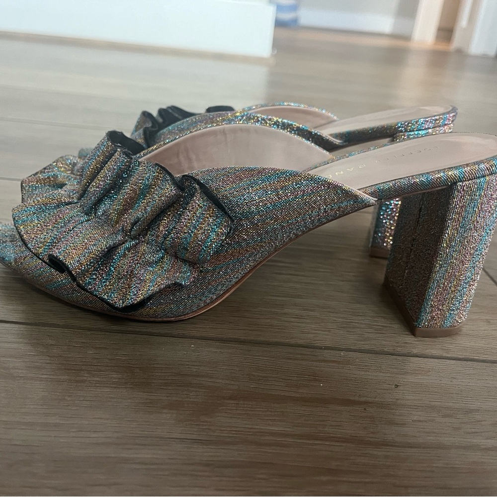 LOEFFLER RANDALL Rainbow Prism block heels
